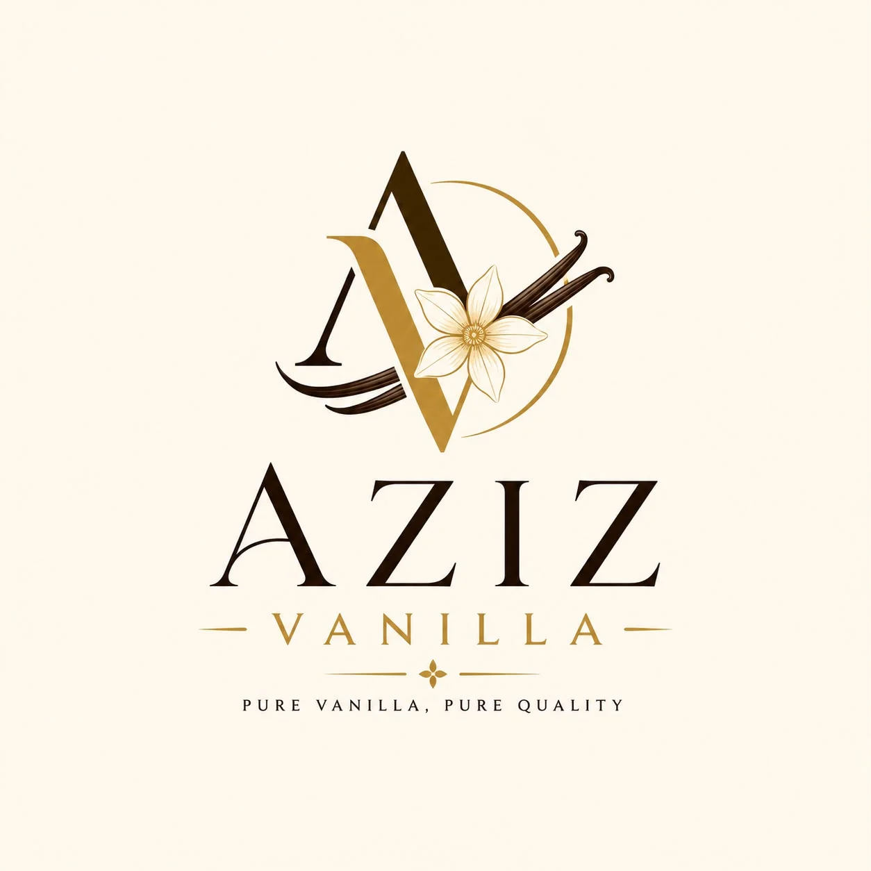 Aziz Vanilla — Pure vanilla, pure quality.